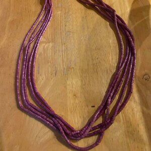 Beaded Necklace Approx 35 inches long 5/$25
